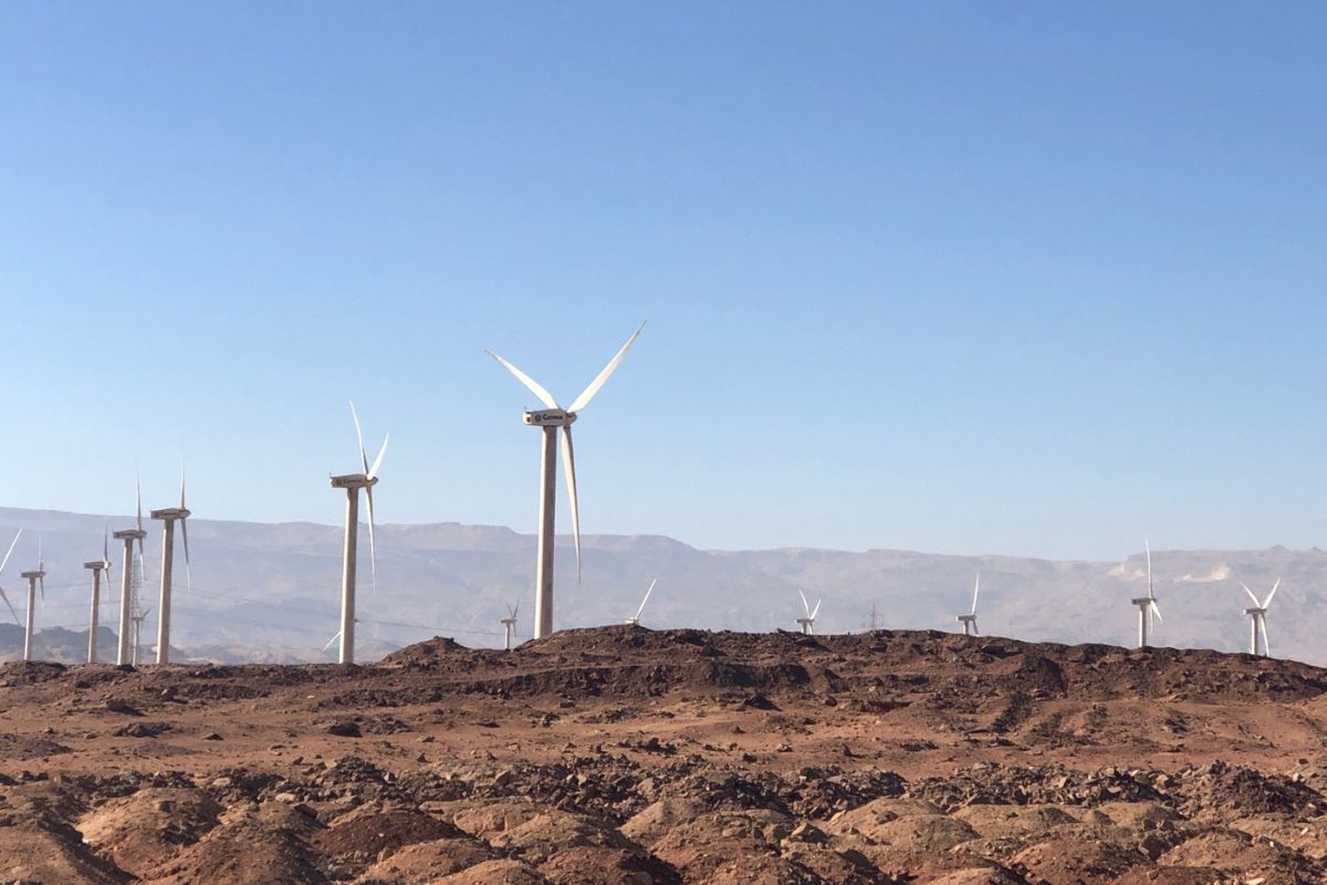 image representative de parc éolien dans pour le projet PPA entre Acwa power et l'Egypte