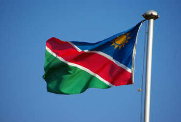 drapeau de la namibie pour l'appel d'offre solar6x20