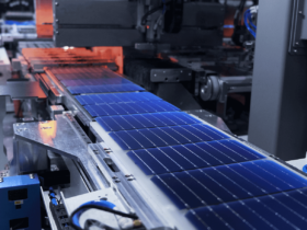 image representative e fabrication de panneaux solaires