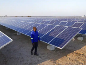 image representative de centrale solaire noor Tchad