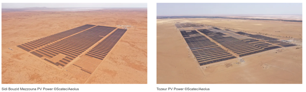 120 MW solaire de tunisie