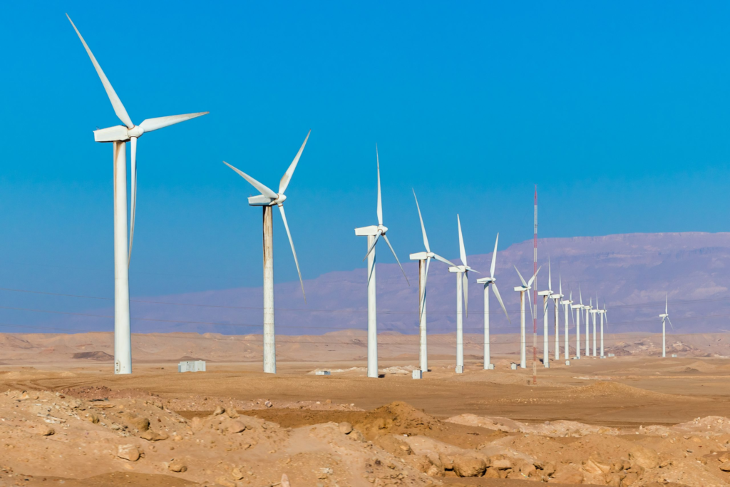 vue d'un projet éolien