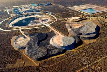 image de la mine lucara pour 30 MWp solaire