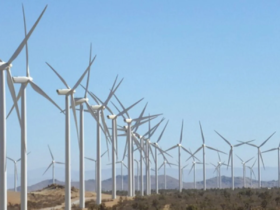 représentation du 1 100 MW d'éolien