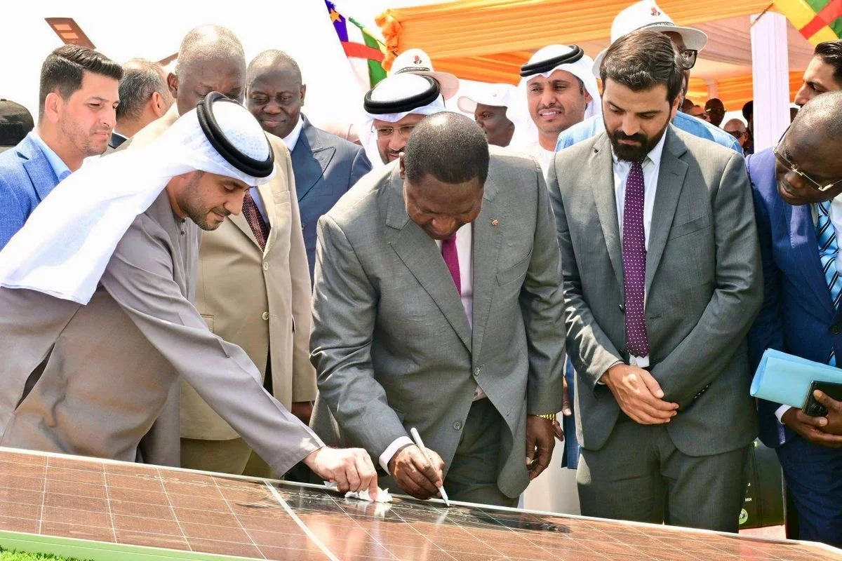 inauguration de la centrale solaire Sakai 2