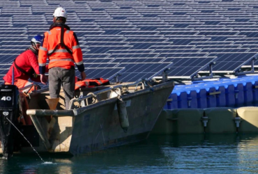 Image d'unprojet solaire flottant